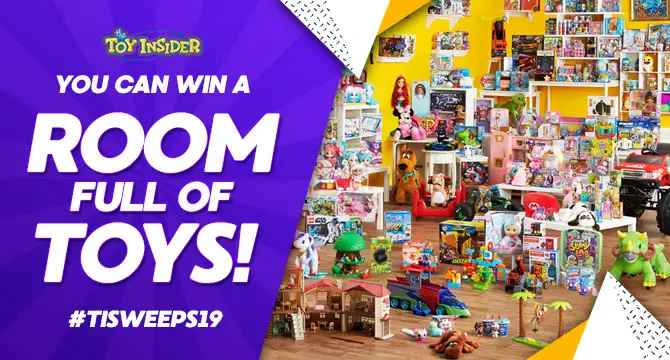 The Toy Insider is giving away a room full of this year’s hottest toys to one lucky winner! Enter between Oct. 4 and Dec. 8 and you could win more than $1,000 worth of toys for your kids just in time for the holidays!
