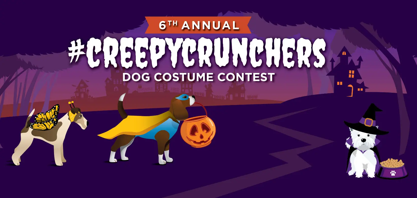 Submit a a favorite photo of your dog dressed up for Halloween for your chance to win a year’s supply of Old Mother Hubbard dog snacks. Your photo will also be featured on the Wellness Core social media accounts, in their newsletter and on The Biscuit Blog.