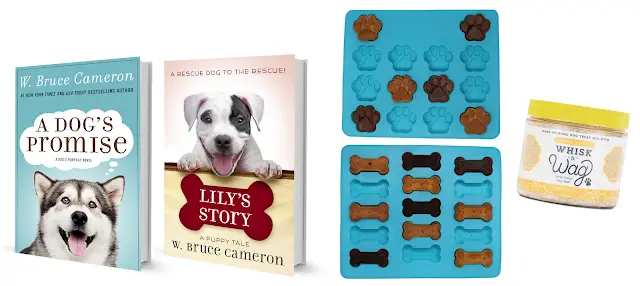 Enter for your chance to win a copy of the two latest books from the series, "A Dog's Promise" and "Lily's Story: A Puppy's Tale", as well as a DIY pet treat baking kit. $75 value.