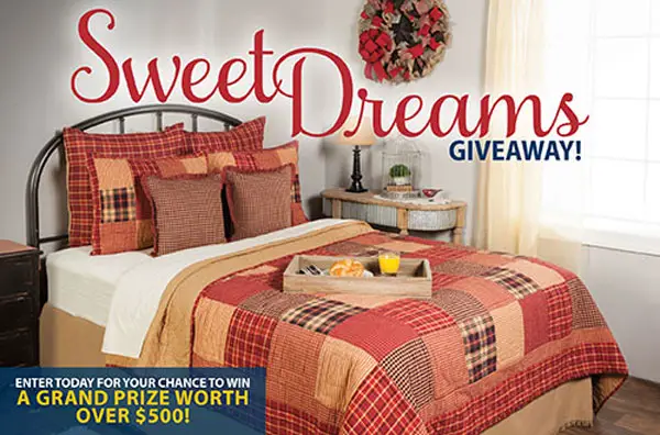Explore the pages of Country Sampler for inspiration to bring gorgeous country style to your home, and enter for your chance to WIN! Enter their Country Sampler 2020 Sweet Dreams Giveaway now.