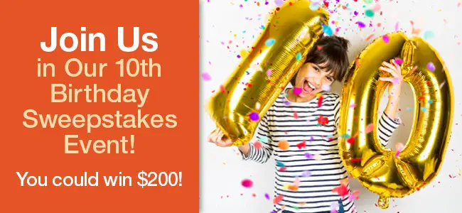 The HealthyChildren.org 10th Birthday Sweepstakes Event starts December 1st! Enter once a day through their birthday on December 10, for the maximum number of chances to win a $200 Visa gift card! There will be ten (10) winners in all.