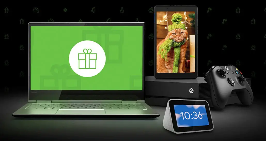 Enter for your chance to win an XBox One or one of over 100 other prizes including  a Smart Clock, Leonovo Power Bank, Smart Tab, Smart Display and more in the Lenovo Holiday Instant Win Game and Sweepstakes