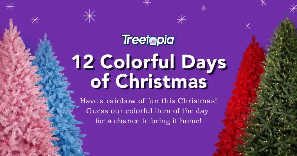 Treetopia is giving away colorful Christmas decorations, wreaths, garland and a Gold Tinsel tree in their 12 Colorful Days of Christmas Giveaway. Enter daily for your chance to win and share to get bonus entries.