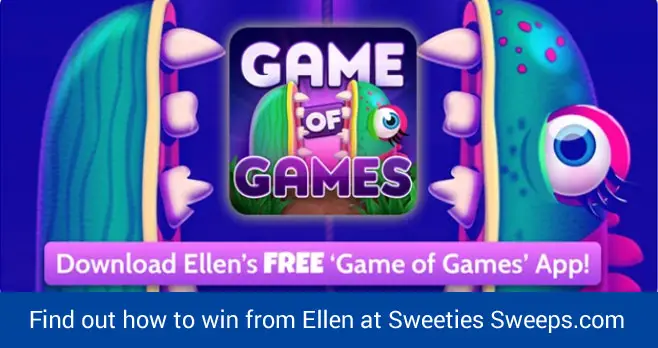 Play #Ellen's Game of Games for your chance to win a prize pack containing each prize given to the studio audience at the Ellen DeGeneres show during each episode of "Ellen’s 12 Days of Christmas". 