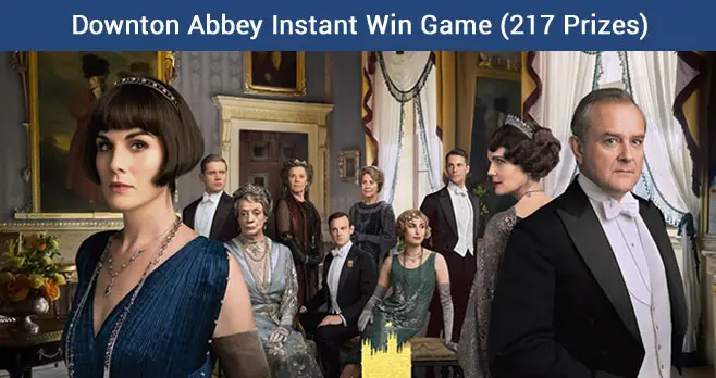 Play the Downton Abbey Instant Win Game for your chance to win Prizes that include (but not limited to): The Official Downton Abbey Cookbook and Cocktail Book, Limited Edtion Downton Abbey Serving Board, Limited Edition Downton Abbey Tea from Republic of Tea, and The SOLD OUT Downton Abbey Deluxe Edition Blu-ray Combo Pack
