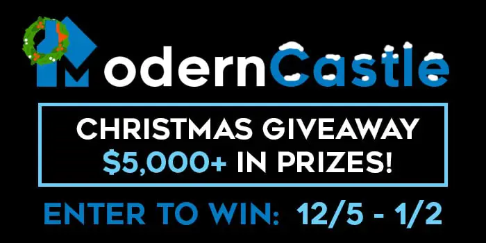 Modern Castle is hosting multiple giveaways through January 2nd. Enter each giveaway separately for chance to win one of the hottest gifts of 2019. There are 16 giveaways with over $5,000+ in prizes including robots, vacuums, air purifiers, security cameras, and more.