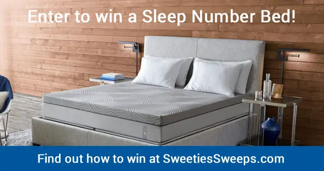 Enter the Sleep Number Winter 2020 Sweepstakes for a chance to win a Sleep Number bed valued at approximately $4,456.92. You can enter online, in stores, or by mail.