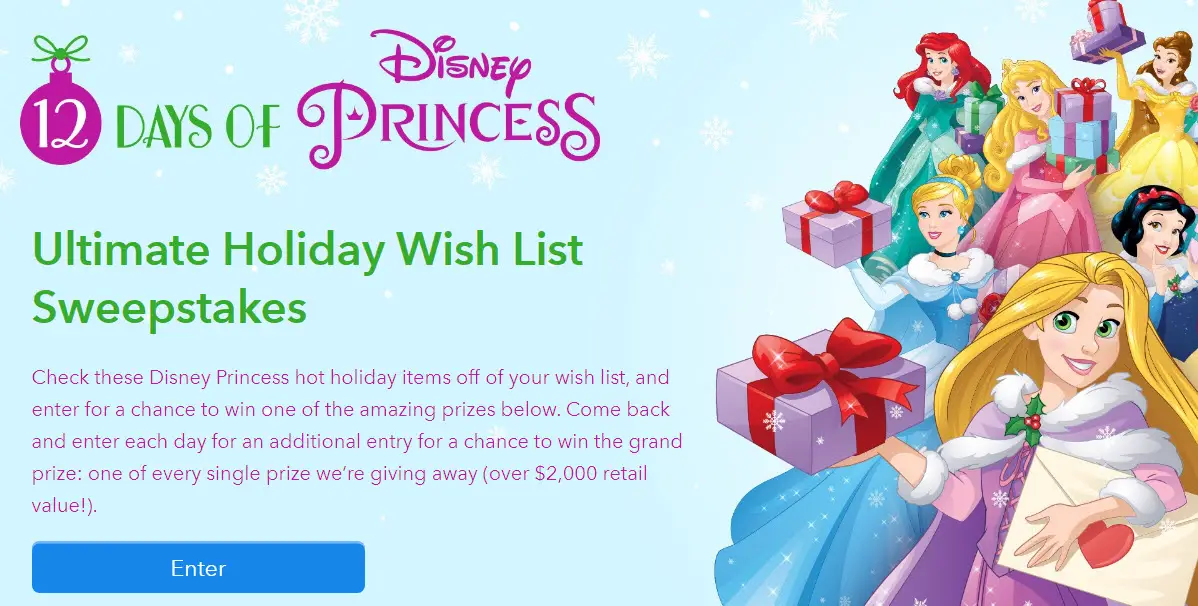 Enter for your chance to win Disney toys and games. Check these #Disney Princess hot holiday items off of your wish list, and enter for a chance to win one of the amazing prizes. Come back and enter each day for an additional entry for a chance to win the grand prize: one of every single prize they are giving away (over $2,000 retail value!)