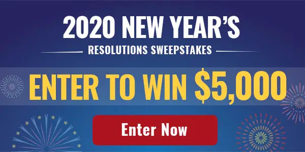 Enter for your chance to win $5,000 in cash from @MoneyTalkNews. Are you already thinking about your money resolutions for 2020? Enter the Money Talks News 2020 New Year's Resolution Sweepstakes for your chance to win $5,000 to help make your financial dreams a reality!