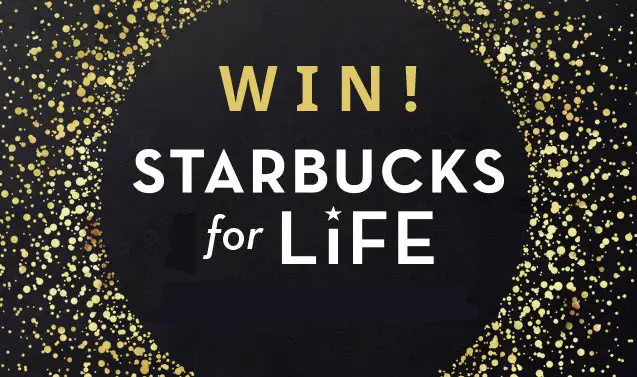 Starbucks for Life is coming December 2nd! Starbucks Rewards members have a chance to win #StarbucksforLife and more than 2 million prizes, including the grand prize. Join now for your chance to win great Starbucks prizes