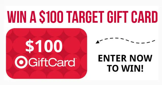 Enter to win a $100 Target gift card