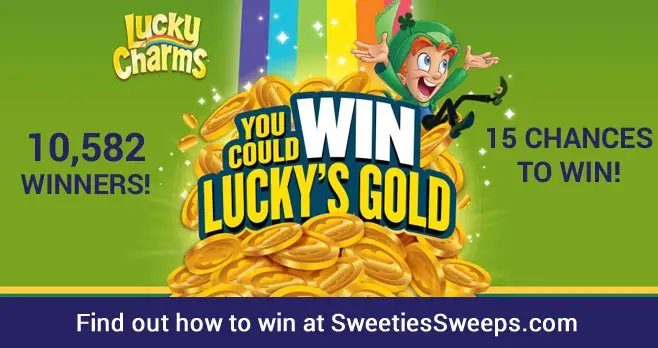 Lucky Charms is giving you the chance to Win Lucky's Gold instantly! Chase the rainbow by scanning boxes of specially-marked Lucky Charms to unlock your chance to win.
