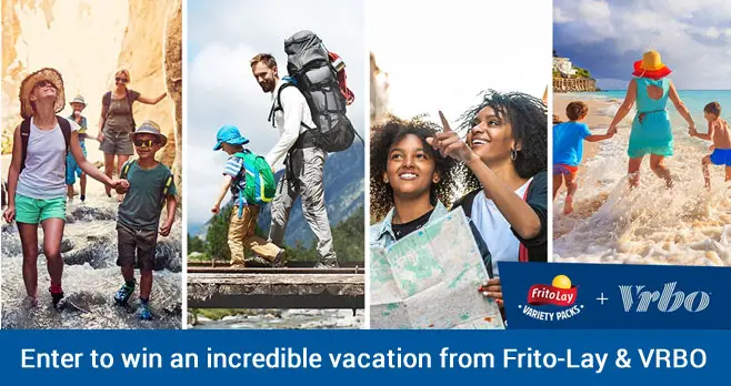 Frito-Lay Variety Packs and Vrbo are sending 3 families on an unforgettable vacation!