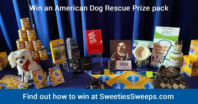 Enter for your chance to win an American Dog Rescue Prize pack from RadarOnline. You too can be a star!  Win the same bag stars like Rebecca Romijn, Ross Matthews and Gabby Douglas receive at Hallmark’s American Dog Rescue Show.