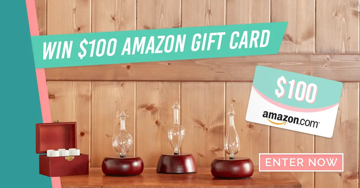 Enter for your chance to win a $100 Amazon Gift Card from Organic Aromas. Are you feeling lucky at the start of New Year? Now is the chance to put that luck to use and win a FREE New Year's Special $100 Amazon gift card!