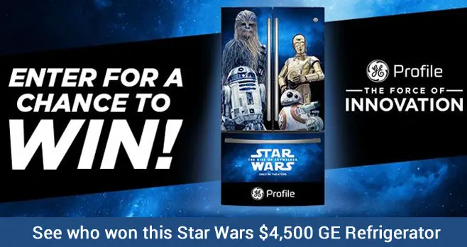 Win a GE Profile Star Wars Refrigerator
