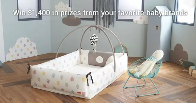 Enter for your chance to win $1,400 in prizes from your favorite baby brands including Newton, nanobébé, Kinsa, Binxy Bbay, Tubby Todd, Bumbleride, and Little Bot