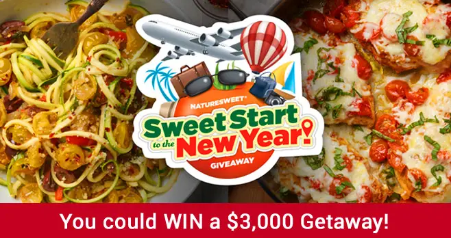 You could WIN a $3,000 Getaway from #NatureSweet! How's that for a #NatureSweetStart to 2020?! Take a photo or video of your healthy New Year’s recipe and upload it on the NatureSweet website for your chance to win.