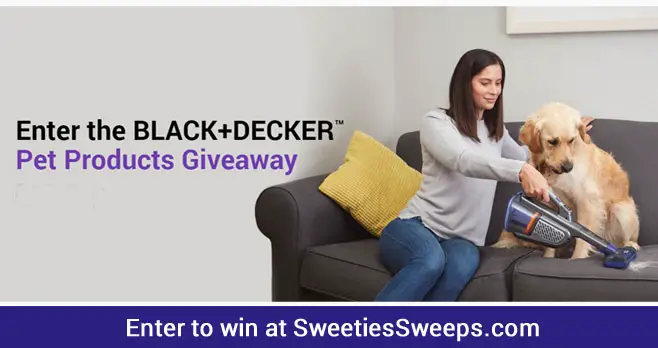 Enter for your chance to win a Black+Decker Pet Prize pack that includes a cordless vacuum and more.