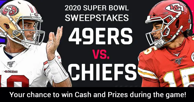 The 2020 #BigGame #SuperBowl is Sunday, February 2, 2020 and you get the chance to win cash and prizes while watching the game. We all know that giveaways are plentiful all day long during the Super Bowl and also during the half-time show with JLo and Shakira. Sweeties Sweeps has put together a roundup of some of the hot Super Bowl giveaways for you to enter.