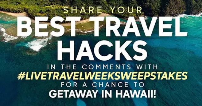 Enter for your chance to win a Hawaiian vacation for two to Honolulu when you enter LIVE’s Travel Week Sweepstakes