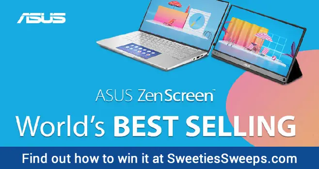 Enter for your chance to win an ASUS ZenScreen portable monitor or a ZenBeam Portable Mini Projector. The ASUS ZenScreen enables compatibility with any laptop with a USB Type-C or Type A port. The ASUS  ZenScreem Portable LED Projector features a built-in 6000mAh Battery that allows you to also use it as a Power Bank.