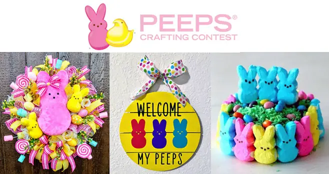 Hop to it, crafters! Share your most creative way to craft with PEEPS for a chance to win a $1,000 Michaels gift card and other great prizes when you enter the Michaels Peeps Crafting Contest.