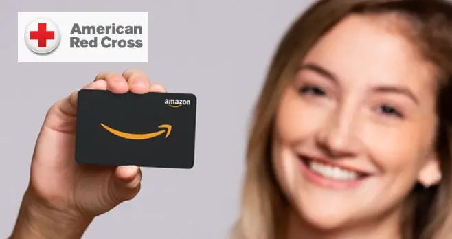 Give blood, platelets or AB Elite plasma to the American Red Cross between April 1-30, 2020, to get a Free $5 Amazon.com Gift Card via email.