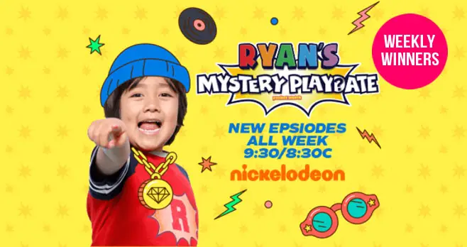 Enter for your chance to win free toys from Ryan when you enter Ryan's Mystery Playdate Season 3 Sweepstakes from Nickelodeon. A new prize will be given away each week through May 2nd.