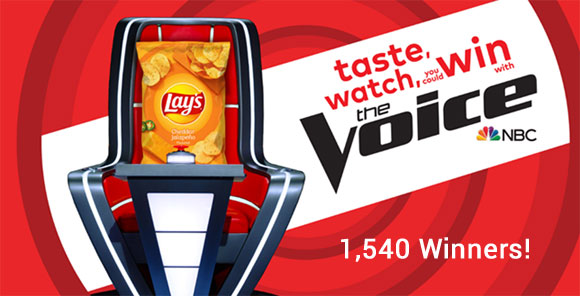 Lay's Turn Up the Flavor Instant Win Game - Get The Voice Weekly Answers Here