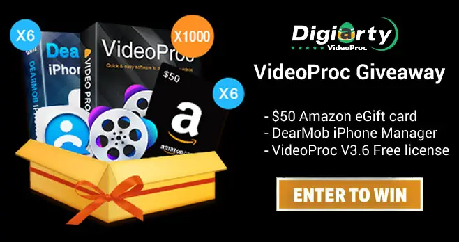 VideoProc Giveaway & Win Sweepstakes (1,012 Prizes)