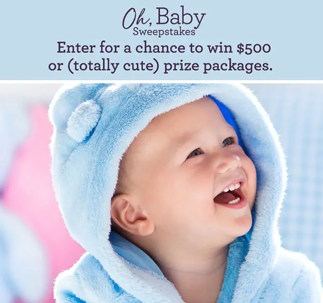 Enter for your chance to win a weekly cash prize of $500 or one of three weekly prize packages from QVC. Plus, your entry makes you eligible for the grand prize package, an adorable assortment of baby picks curated by Lynzy & Co., valued at over $1,600. 