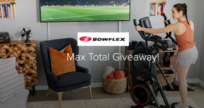 Staying focused on goals through these challenging times isn’t easy. Bowflex wants to help. That’s why they're giving away 30 Max Total machines over the next 30 days to keep you healthy, entertained, and motivated from the comfort of home.