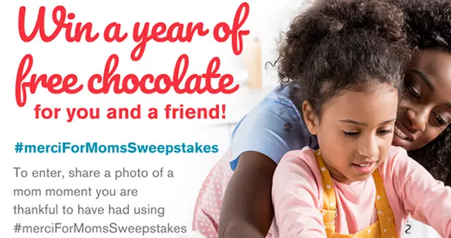 Red Tricycle is teaming up #merciForMomsSweepstakes to give away a year's worth of chocolate for them and for a friend, plus a $100 Target gift card! Mother's Day is just around the corner so enter for your chance to win now!