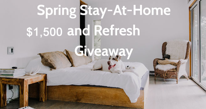 Enter to win a $1,500 refresh for your stay-at-home routine! The grand prize includes percale sheets, wireless chargers, a stock pot, a full suite of Porter products, a coffee bench and more.