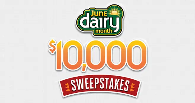 Easy Home Meals is celebrating June Dairy Month in a BIG way! From now until June 30, enter the #DairyMonth $10,000 Sweepstakes for a chance to win 1 of 18 $500 grocery store gift cards or Grand Prize $1,000 grocery store gift card.