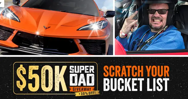 Xtreme Xperience is on a mission to help car-loving dads scratch "drive a supercar" off their bucket lists in 2020. To help, they're giving away $50,000 worth of Supercar Track Xperiences this Father's Day! 