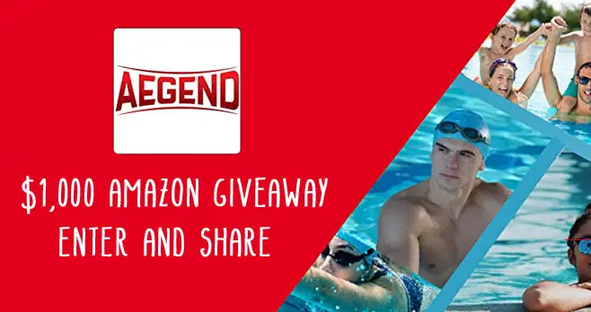 Aegend, a leading swimwear brand on Amazon, is giving away $100 and $500 Amazon gift cards. Enter for your chance to win and share to get bonus entries.