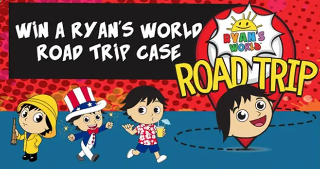 Enter for your chance to win Free Ryan’s World Road Trip Mystery Micro Figurines plus two winners will also win Ryan’s World Road Trip Travel Case in #RyansRoadTripGiveaway