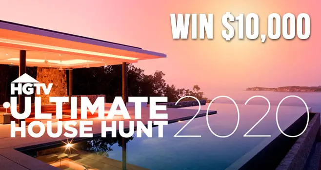 HGTV Ultimate House Hunt $10,000 Cash Giveaway