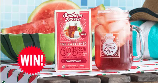 Southern Breeze is celebratin' all month long and giving away Free boxes of their zero calorie, cold brew and glass mason jars away to some lucky Sweeties! Enter for your chance to win the entire month of June!