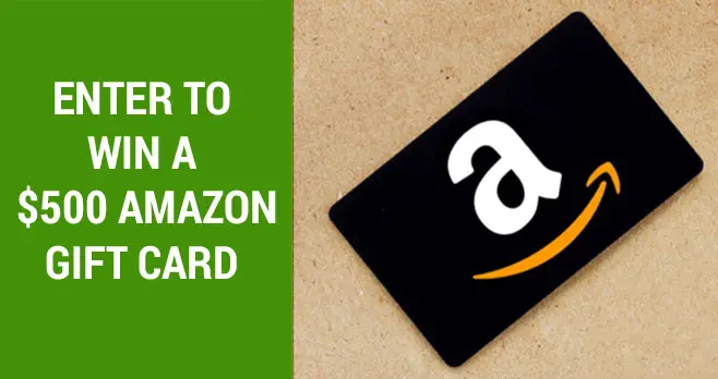 Win a $500 Amazon gift card