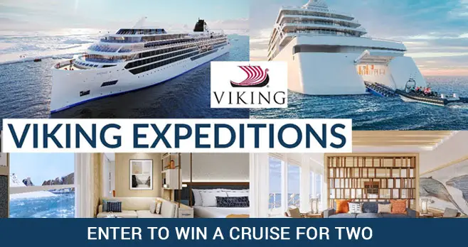 Enter for your chance to win an 8-day Viking Expedition Cruise valued at over $15,000! 