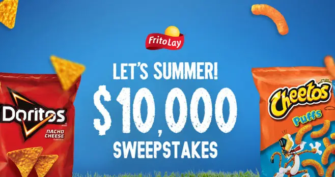 Enter for your chance to win $10,000 in cash when you enter Tasty Rewards Let’s Summer Sweepstakes. You can enter daily. Break out the flip-flops and grab your favorite snacks! Enter the Let’s Summer $10,000 Sweepstakes today for your chance to win $10,000.
