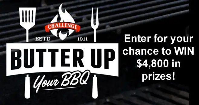 Enter for your chance to win your share of $4,800 in prizes from Challenge Butter.