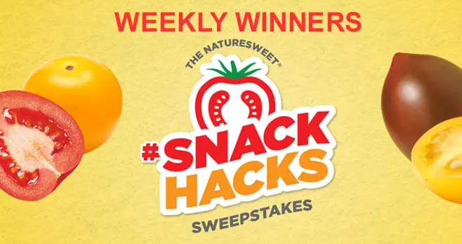 Naturesweet created 11 delicious back-to-school inspired #snackhacks. Enter for your chance to win one of the weekly Snack Hack Survival Kits for school