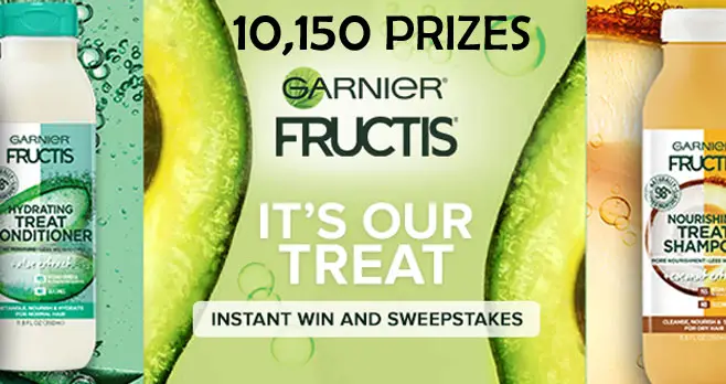 Enter for your chance to win NEW #Fructis Treats Shampoo and Conditioner. When you play the Fructis Treats Instant Win Game you will also have the chance to win thousands of other instant prizes!