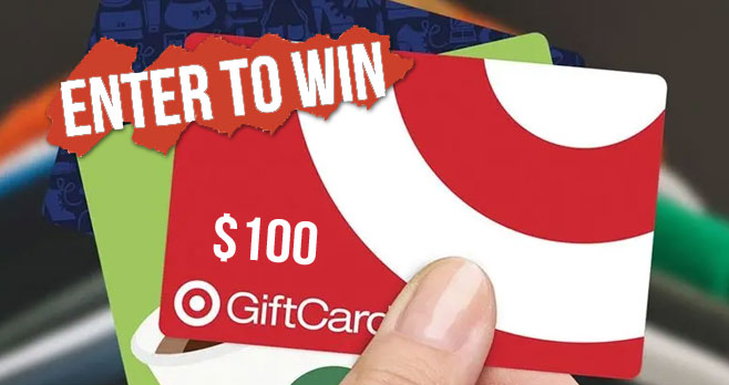 Enter for your chance to win a $100 Target Gift Card
