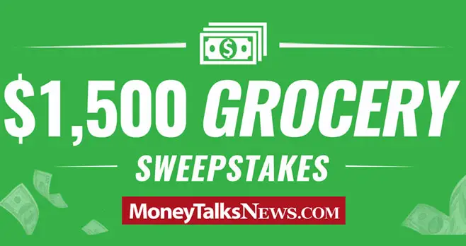 Enter the Money Talks News $1,500 Grocery Sweepstakes and you might win $1,500 to help pay for groceries, bills or even fun! 