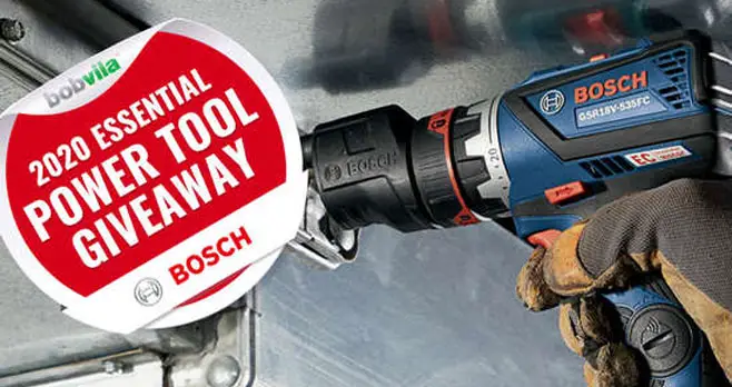 Enter Bob Vila's Essential Power Tool Giveaway daily for a chance to win 3 professional power tools from Bosch. From drilling holes to assembling furniture, woodworking, sanding, and more, Bosch’s power tools are a game changer. 